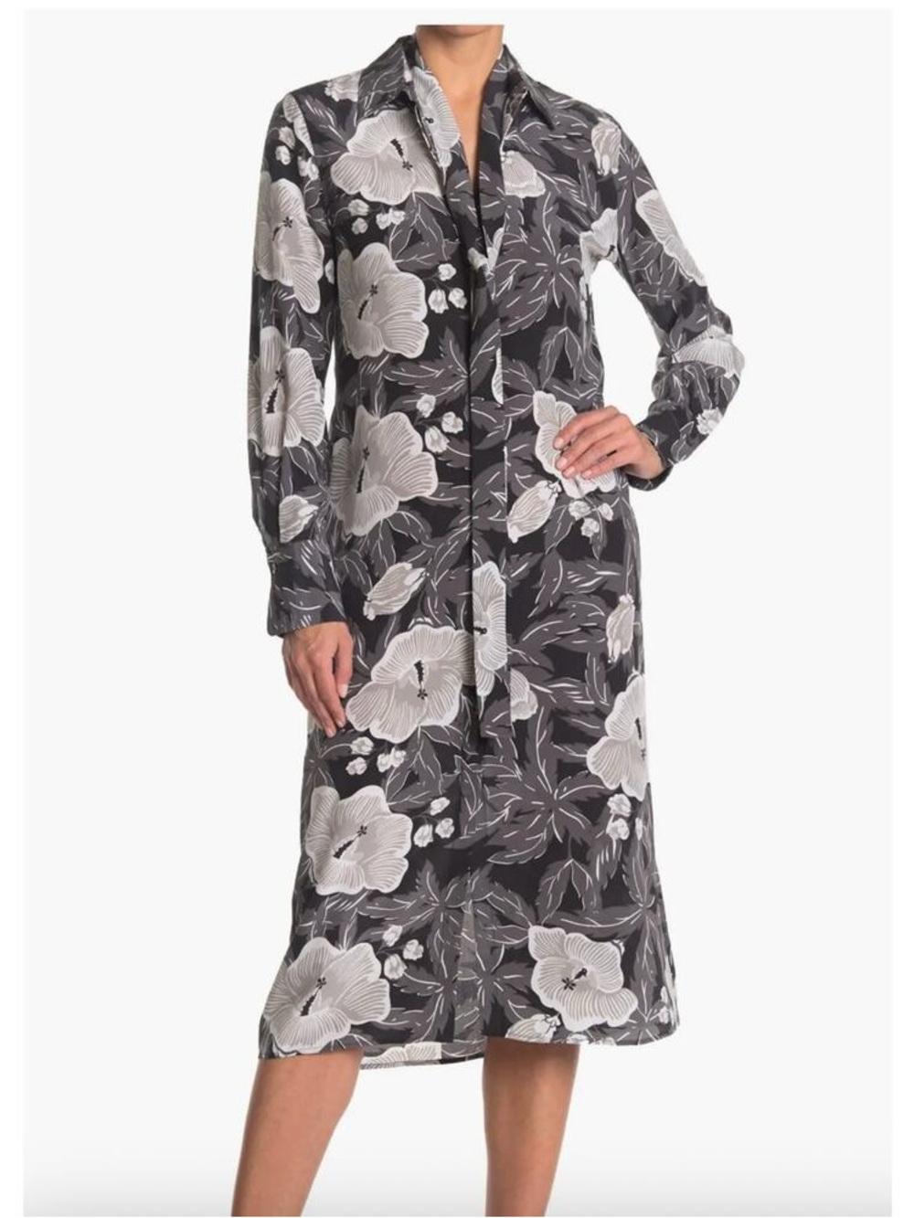 Limited Edition Equiptment silk Hawaiian dress
